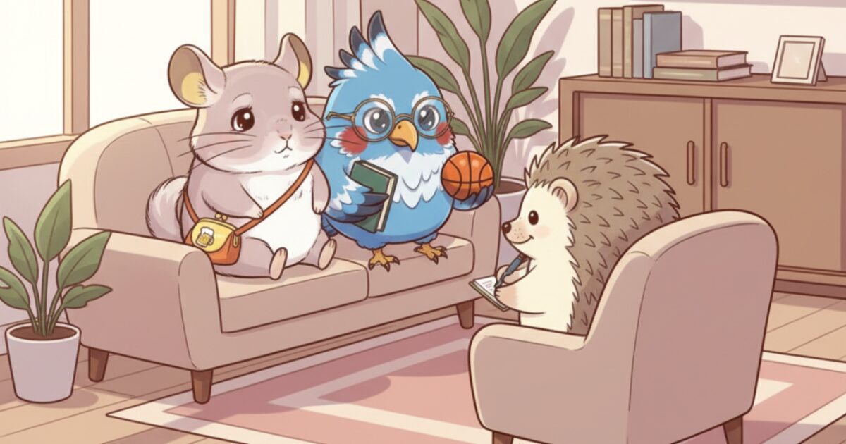 家族療法の治療場面を表したイラスト