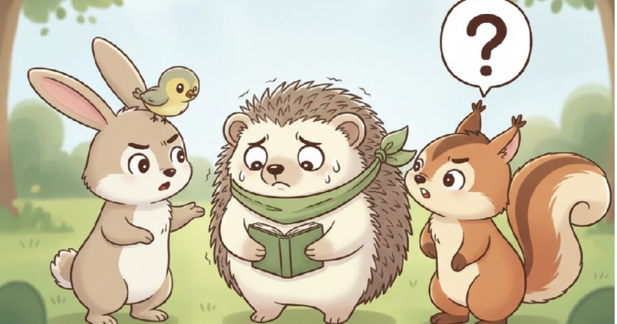 場面緘黙症を表しているイラスト