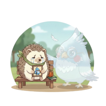 対人関係療法の４つのテーマの一つ「悲哀」を表した画像